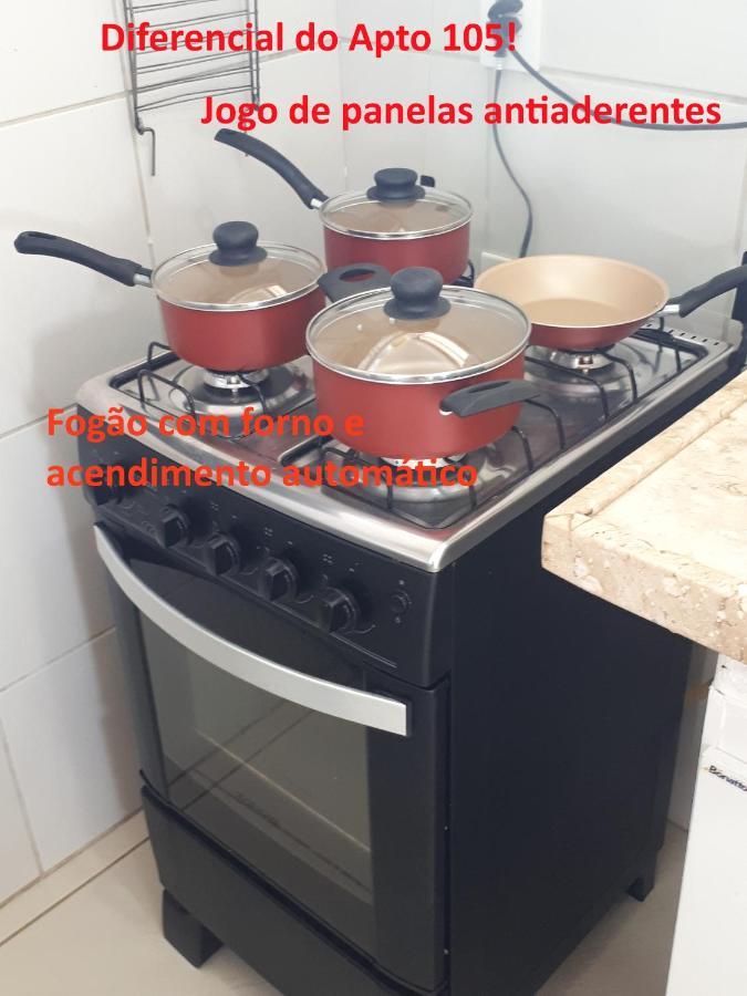 Apartamento A 60 Metros Para Pe Na Areia - The Fountains - Apto 105 贝贝里比 外观 照片